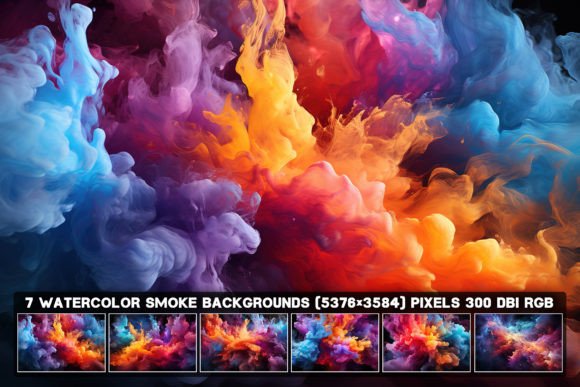 7 Abstract Liquid Nebula Backgrounds for Striking Visuals