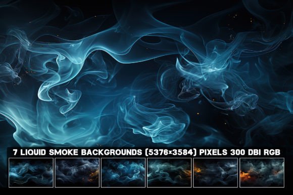 7 Abstract Liquid Smoke Dark Backgrounds: Elevate Your Digital Projects