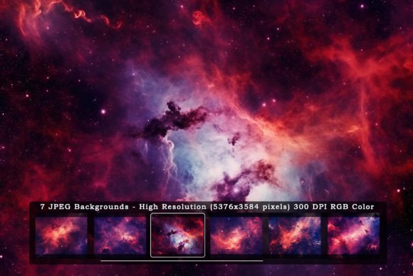 7 Brown Bronze Galaxy Sky Backgrounds: A Designer's Asset