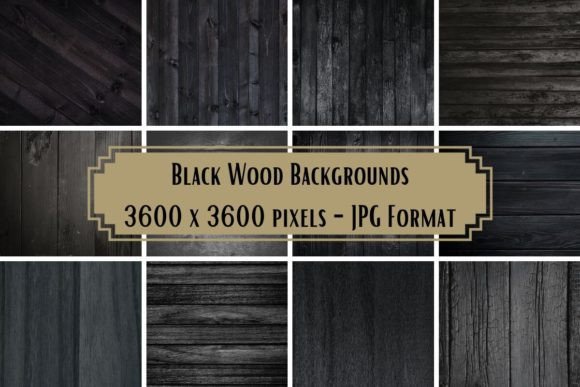 Black Wood Backgrounds: A Designer's Dark Canvas