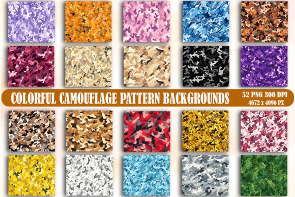 Colorful Camouflage: A Modern Twist on a Classic Pattern