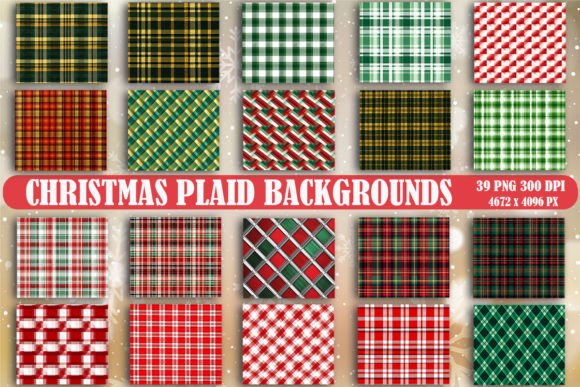 Embracing Festive Warmth with Christmas Plaid Backgrounds