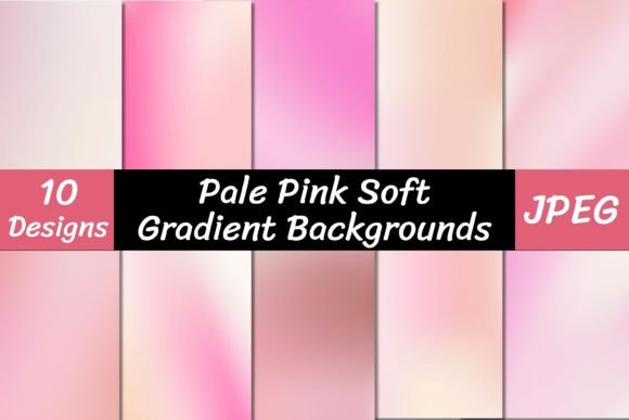 Soft Pink Gradient Backgrounds for Modern Design