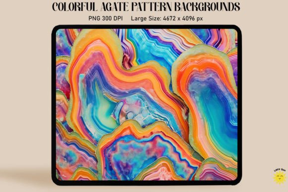 Stunning Rainbow Glitter Agate Backgrounds for Creative Projects