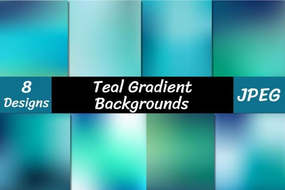 Teal Gradient Backgrounds: A Designer's Go-To for Depth and Style