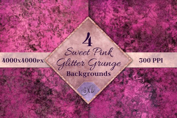 Unleash Your Creative Edge with Sweet Pink Glitter Grunge Backgrounds
