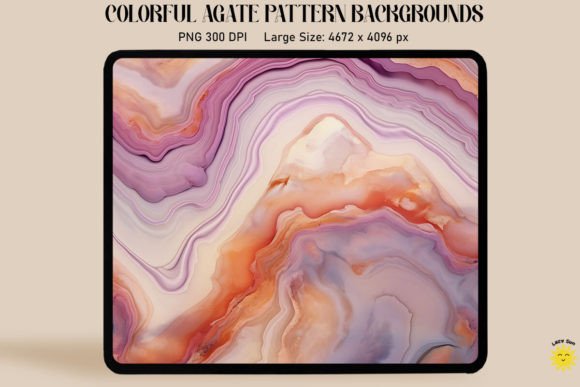 Unlocking Creativity: Pastel Color Agate Pattern Backgrounds