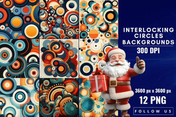 Unlocking Modern Aesthetics with Interlocking Circles Backgrounds